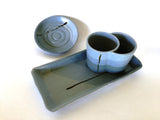 Ceramic Bath Set with Double Cup