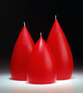 Barrick Design Short Candle Red