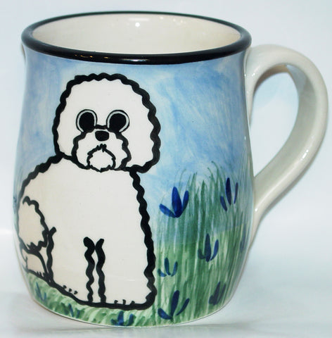 Bichon - Hand Painted Ceramic Coffee Mug