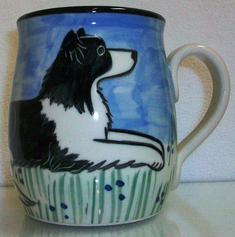 Border Collie - Hand Painted Ceramic Coffee Mug