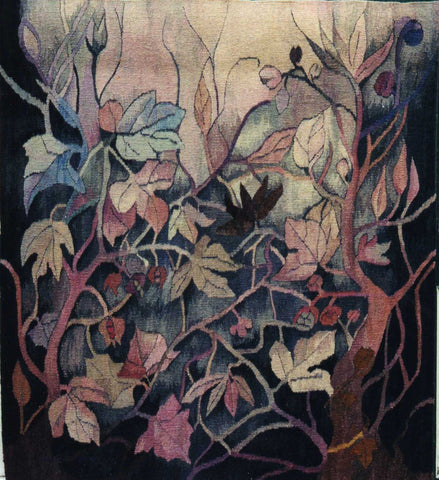 ARKADIAN GARDEN - Hand Woven Tapestry by Danuta Michno