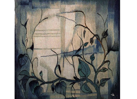 Rock Garden - Hand Woven Wall Hanging Tapestry by Danuta Michno