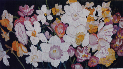 Daffodil Dance - Hand Woven Wall Hanging Tapestry by Sara Eyestone