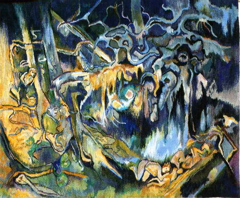 Sezam - Hand Woven Tapestry by M. Pietuch