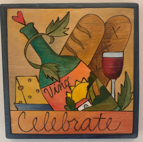 Celebrate - Sticks Plaque