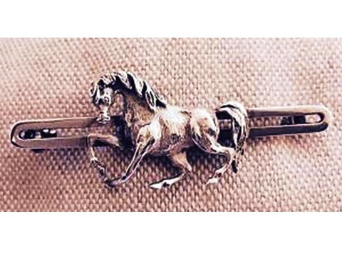 Silver Pin - Running Horse