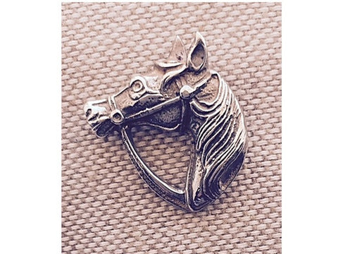Silver Pin - Horse Head