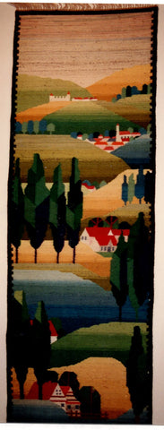 Landscape with Poplars -