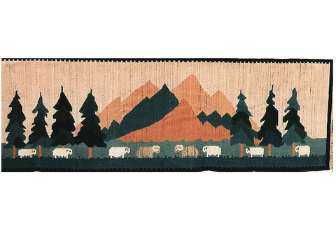 In the Valley II - Narrow Pictorial Rug