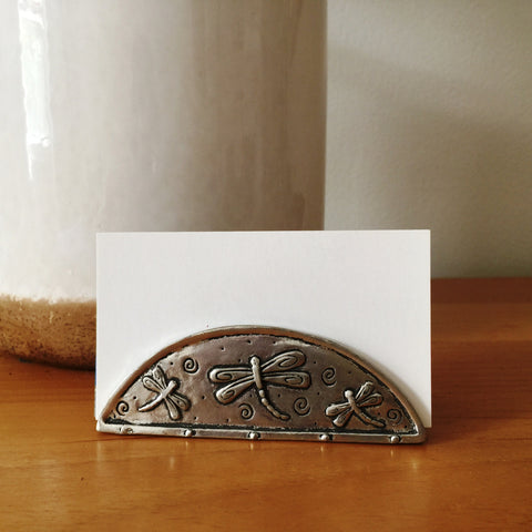 Card or Picture Holder with Dragonflies