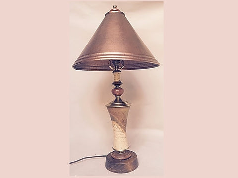 Stoneware Industrial Lamp