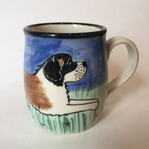 St. Bernard - Hand Painted Ceramic Coffee Mug