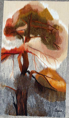 PINE TREES - Contemporary tapestry by Anna Brokowska