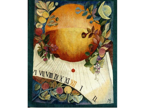 AUTUMN SUN - Hand Woven Wall Hanging Tapestry by Stanislaw Michno