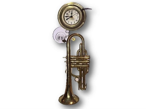 Trumpet Clock designed by Roger Wood