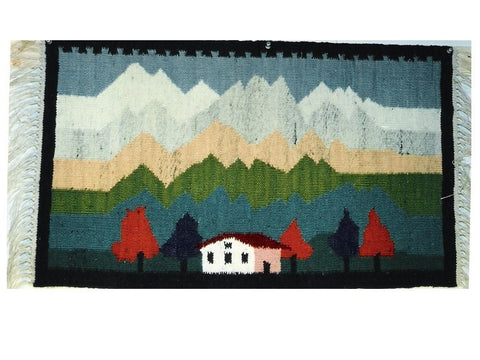 Mountains - Small Rug or Wall Hanging
