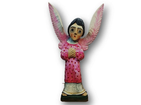 One-Of-A-Kind Angel Wooden Carving