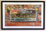 Sticks Artwork - Framed Lithograph - Chicago